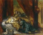 Eugene Delacroix The Death of Desdemona oil on canvas